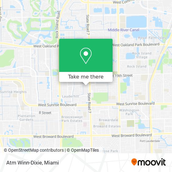 Atm Winn-Dixie map