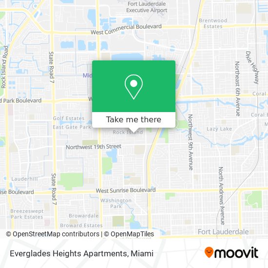Everglades Heights Apartments map