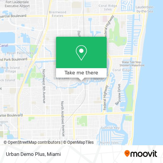 Mapa de Urban Demo Plus