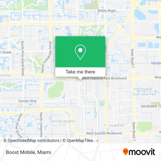Boost Mobile map