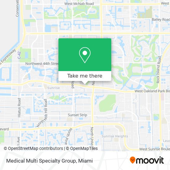 Medical Multi Specialty Group map