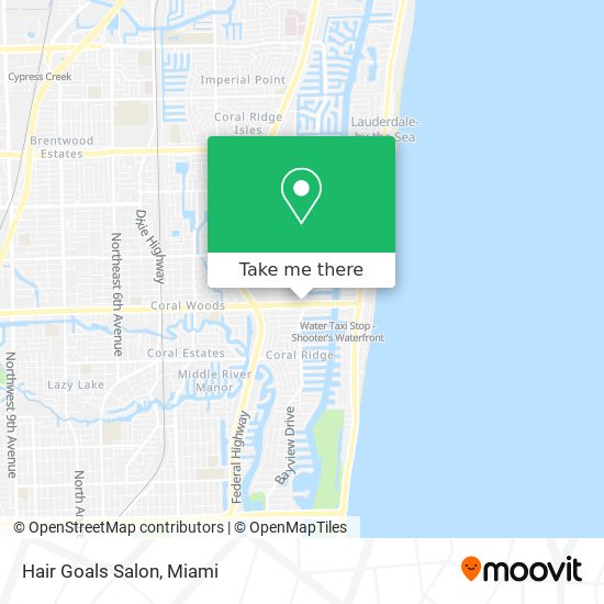 Hair Goals Salon map