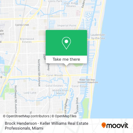 Mapa de Brock Henderson - Keller Williams Real Estate Professionals