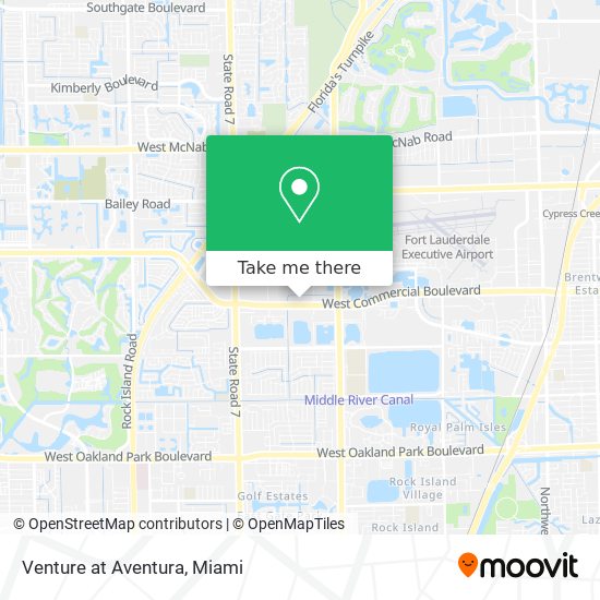 Venture at Aventura map