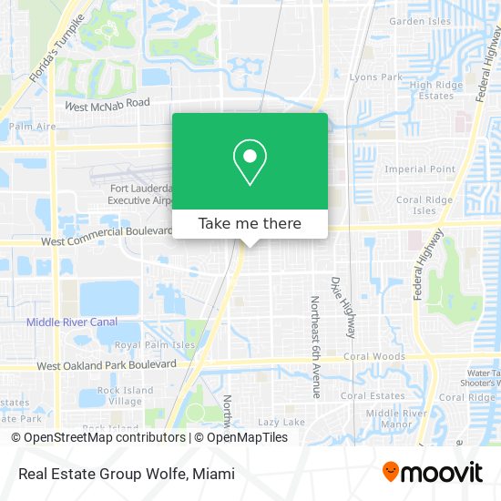 Real Estate Group Wolfe map