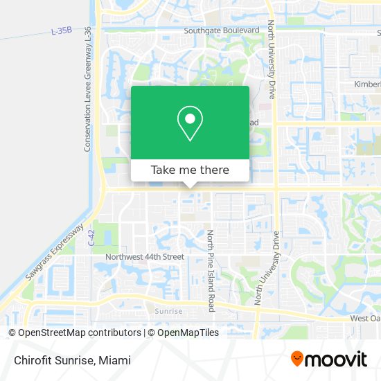 Chirofit Sunrise map