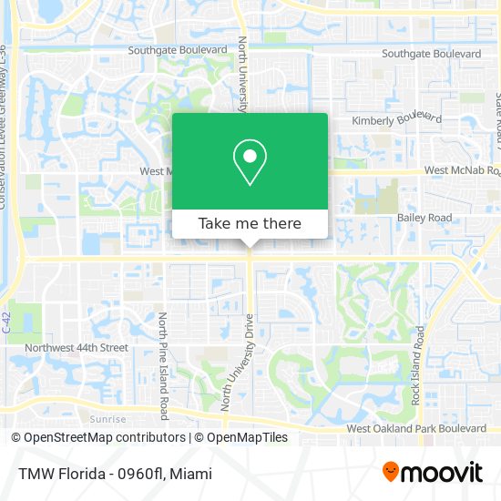 Mapa de TMW Florida - 0960fl