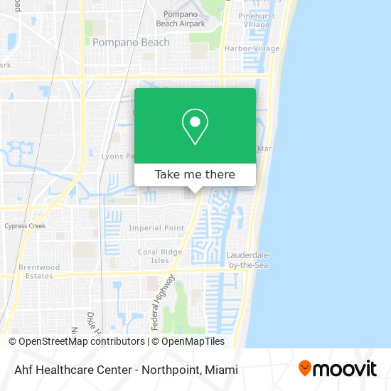 Ahf Healthcare Center - Northpoint map