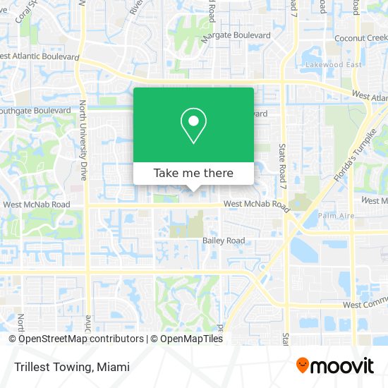 Trillest Towing map