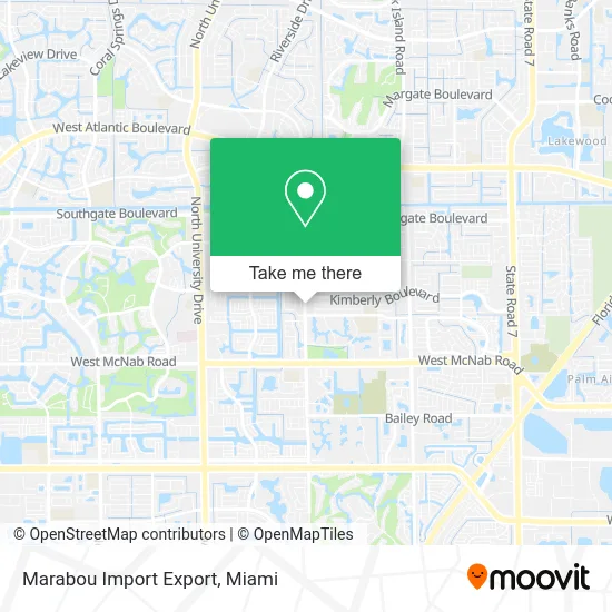 Marabou Import Export map