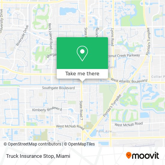 Truck Insurance Stop map