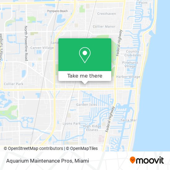 Aquarium Maintenance Pros map