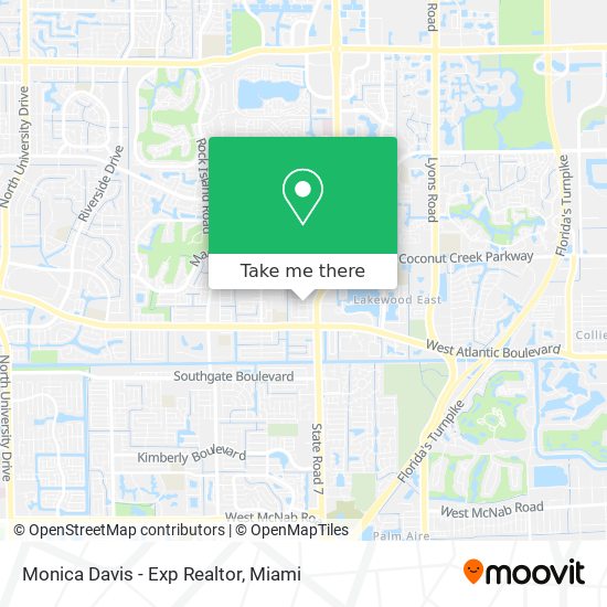 Mapa de Monica Davis - Exp Realtor
