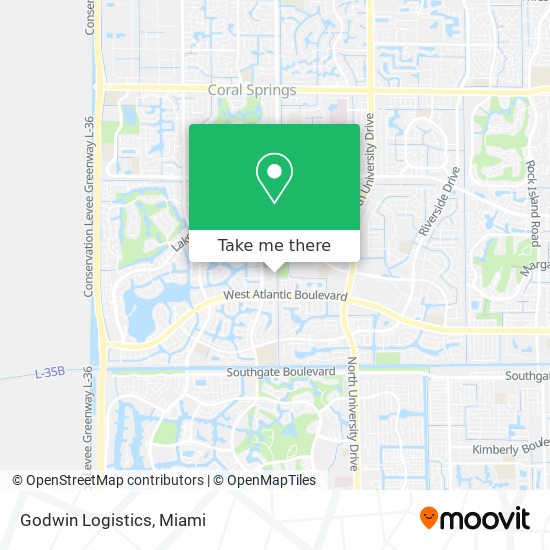 Godwin Logistics map