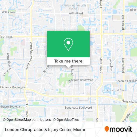 London Chiropractic & Injury Center map