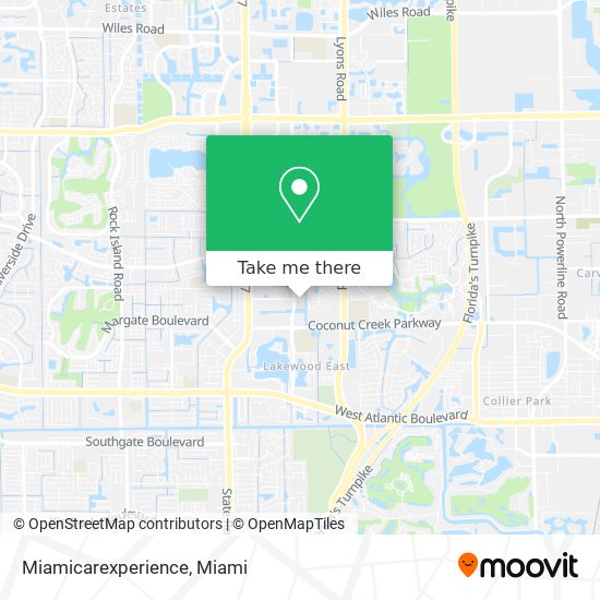 Mapa de Miamicarexperience