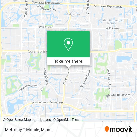 Metro by T-Mobile map