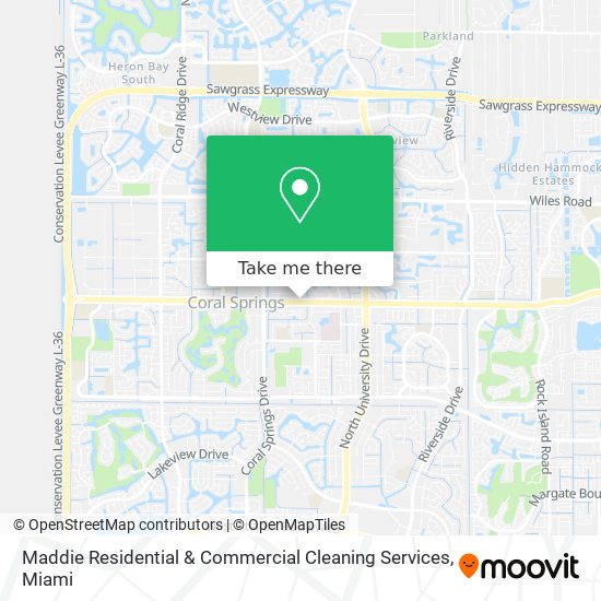 Mapa de Maddie Residential & Commercial Cleaning Services