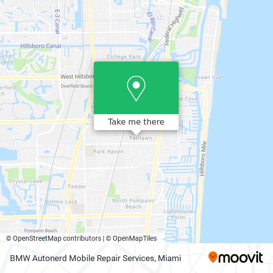 Mapa de BMW Autonerd Mobile Repair Services