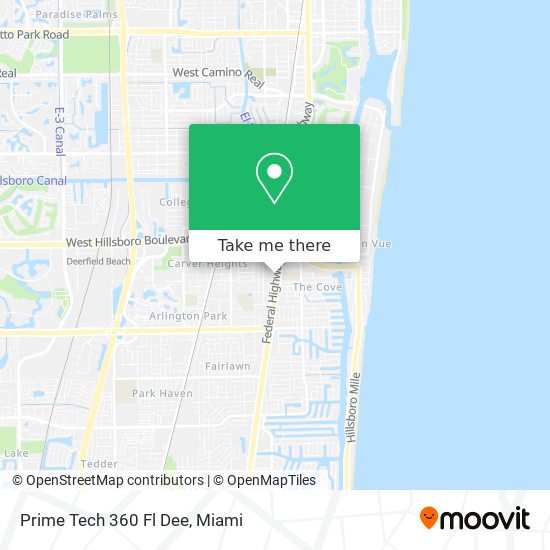 Prime Tech 360 Fl Dee map