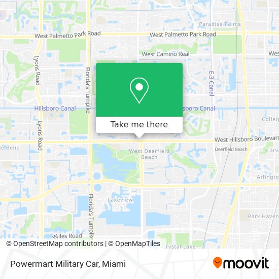Mapa de Powermart Military Car