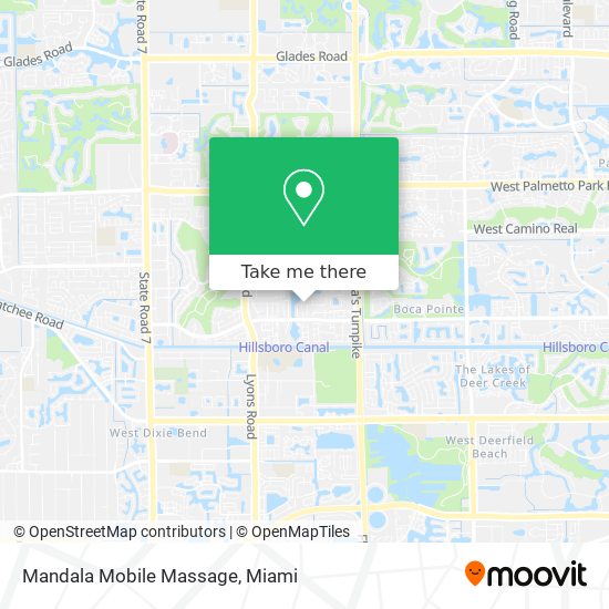 Mandala Mobile Massage map