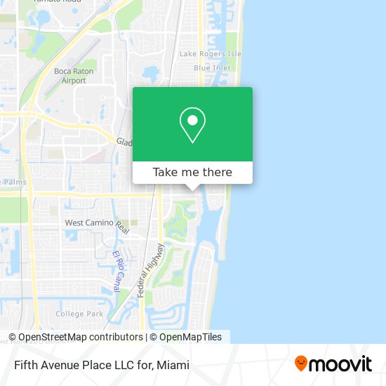 Mapa de Fifth Avenue Place LLC for