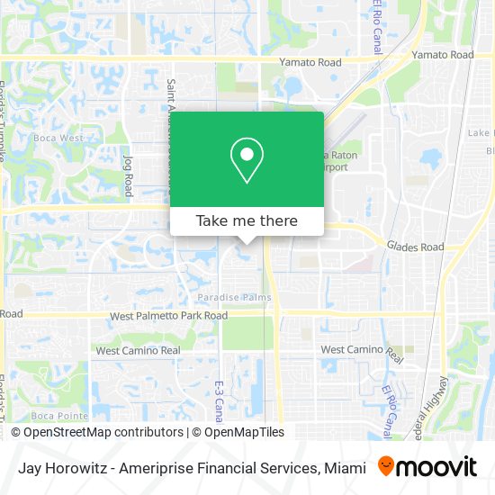 Mapa de Jay Horowitz - Ameriprise Financial Services