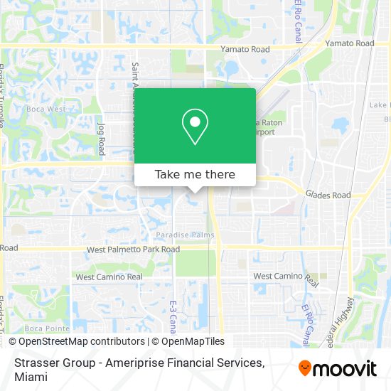 Mapa de Strasser Group - Ameriprise Financial Services