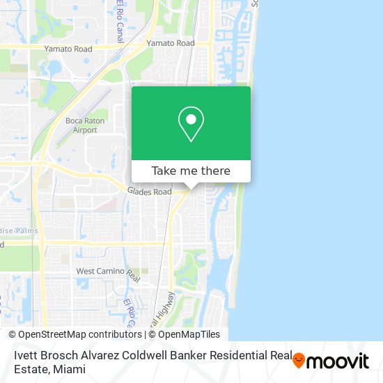 Ivett Brosch Alvarez Coldwell Banker Residential Real Estate map