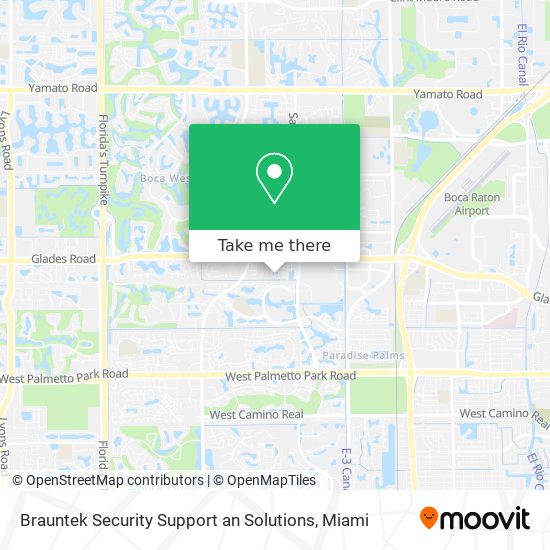 Brauntek Security Support an Solutions map