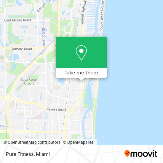 Pure Fitness map