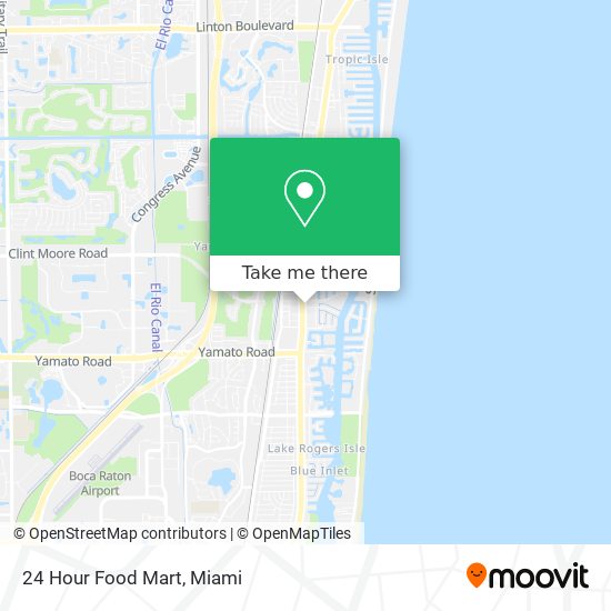 24 Hour Food Mart map