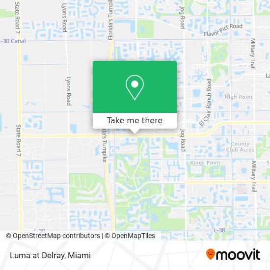 Mapa de Luma at Delray