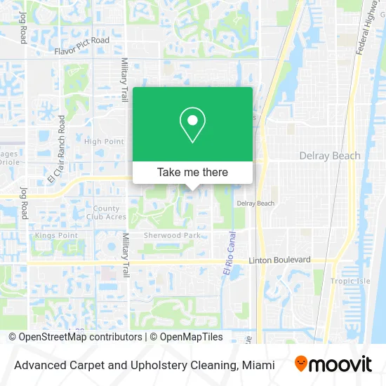 Advanced Carpet and Upholstery Cleaning map