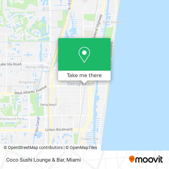 Coco Sushi Lounge & Bar map