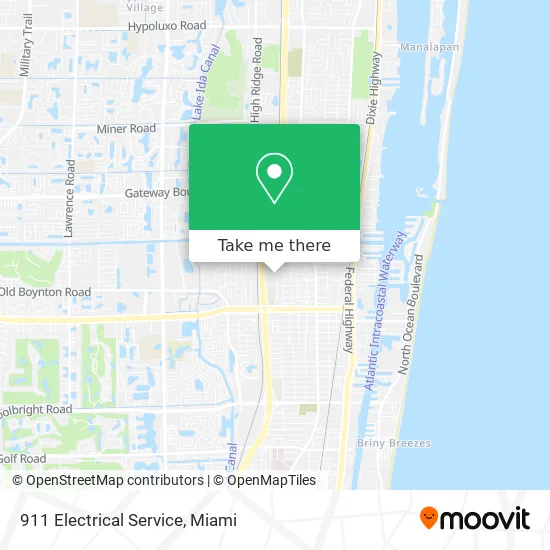 911 Electrical Service map