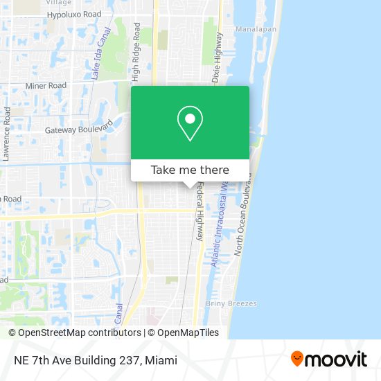NE 7th Ave Building 237 map