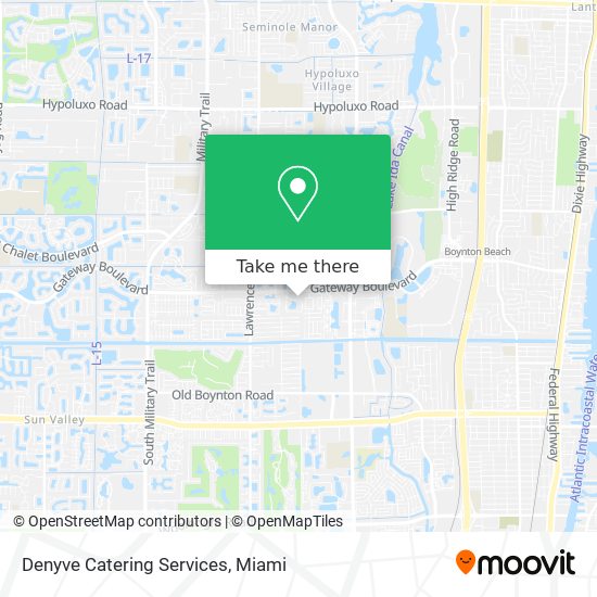 Mapa de Denyve Catering Services