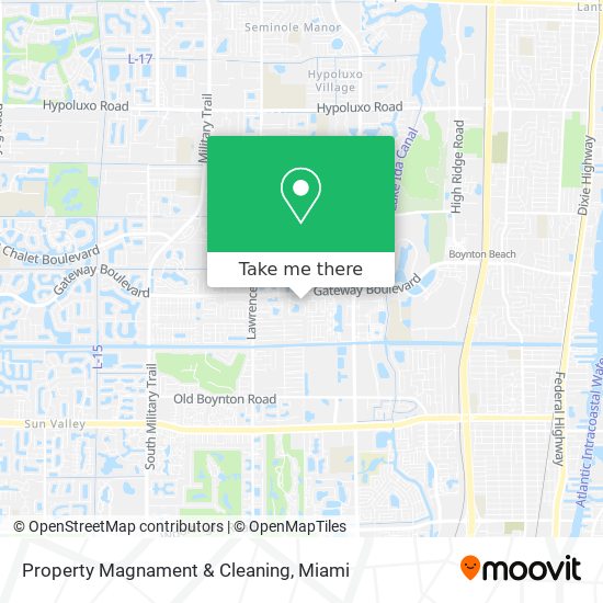 Property Magnament & Cleaning map