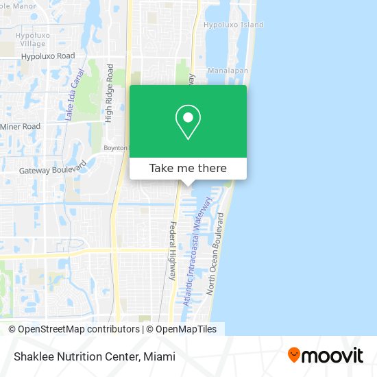 Shaklee Nutrition Center map