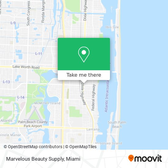 Marvelous Beauty Supply map