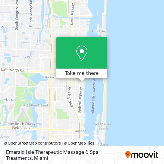 Mapa de Emerald Isle Therapeutic Massage & Spa Treatments