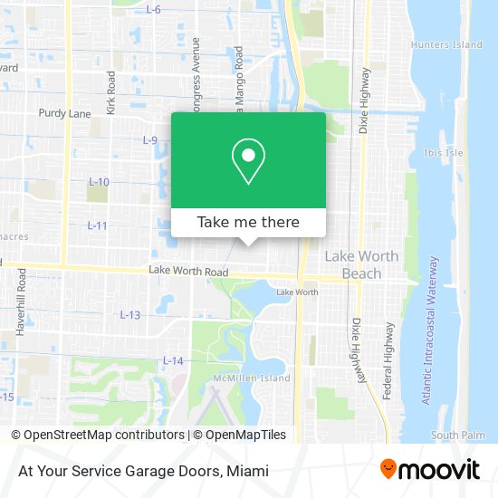 At Your Service Garage Doors map