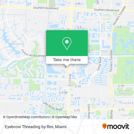 Eyebrow Threading by Rini map