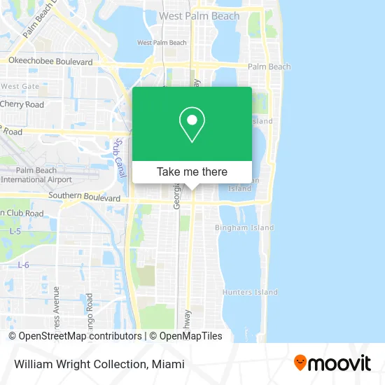 William Wright Collection map