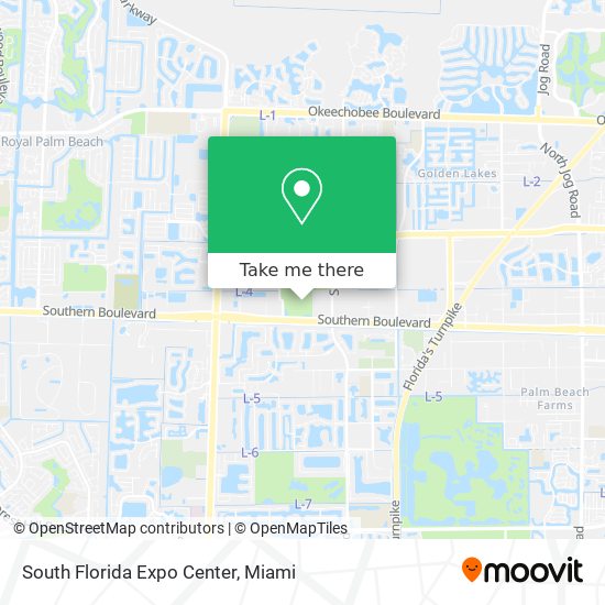 Mapa de South Florida Expo Center