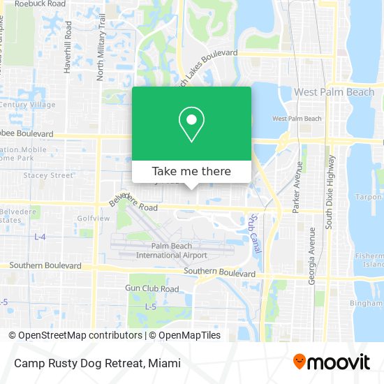 Camp Rusty Dog Retreat map