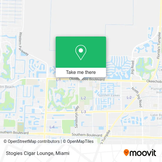 Stogies Cigar Lounge map