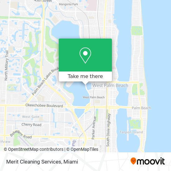 Mapa de Merit Cleaning Services